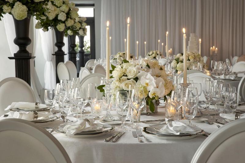 Riggs Washington Dc Hotell Exteriör bild A table set for a formal dinner